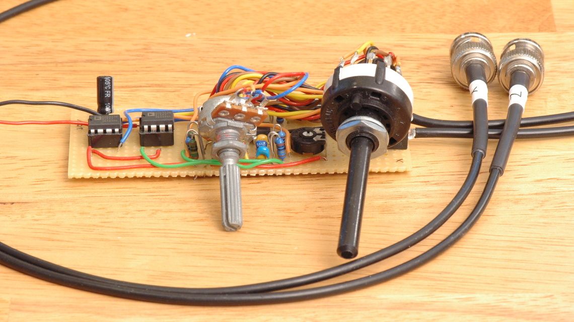 Vorderansicht der Schaltung